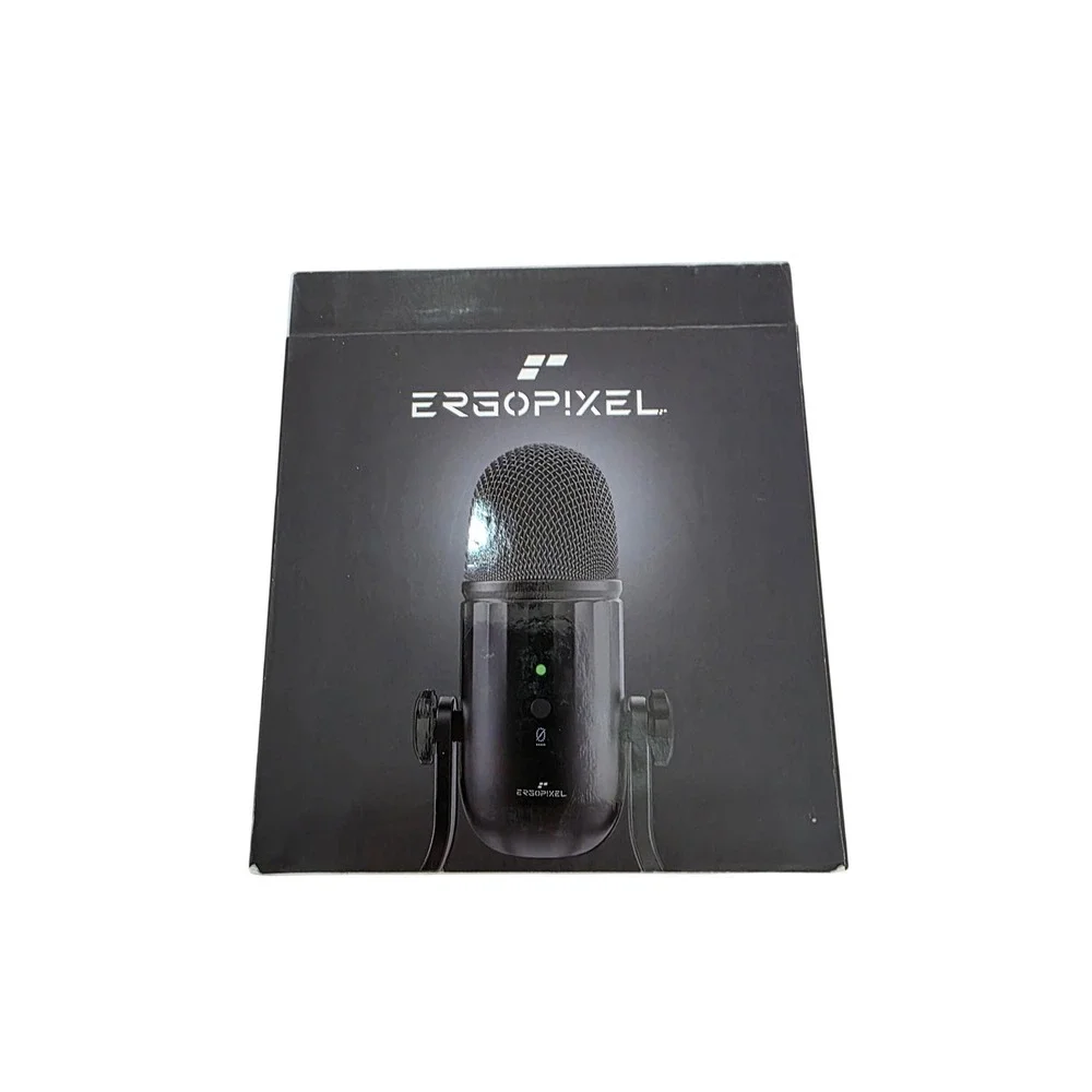 Ergopixel Stream Microphone EP-MP0003 Black USB Condenser Cardioid Mic NIB